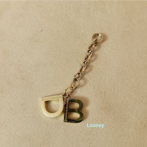 Dooney Bourke Goldtone D B Hanging Charm